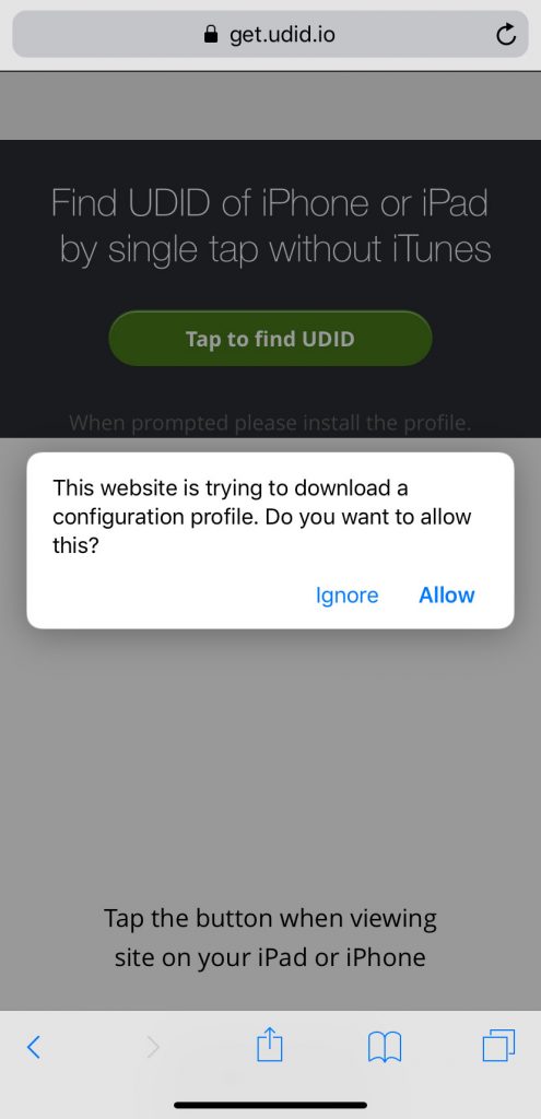 How to Find UDID of iPhone or iPad without Mac or PC - 1J2
